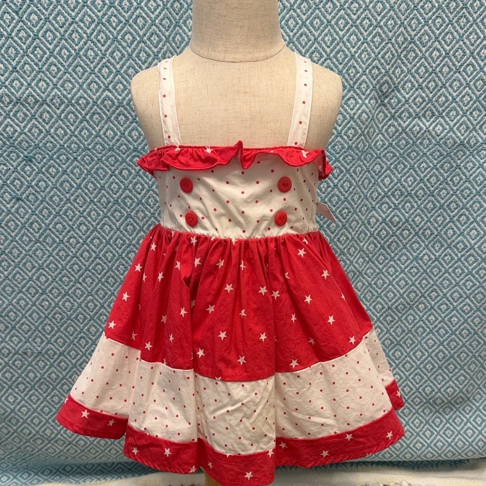 SweetHoney Red and White Polka Dot Dress